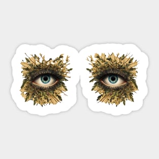 False Eyelashes Sticker